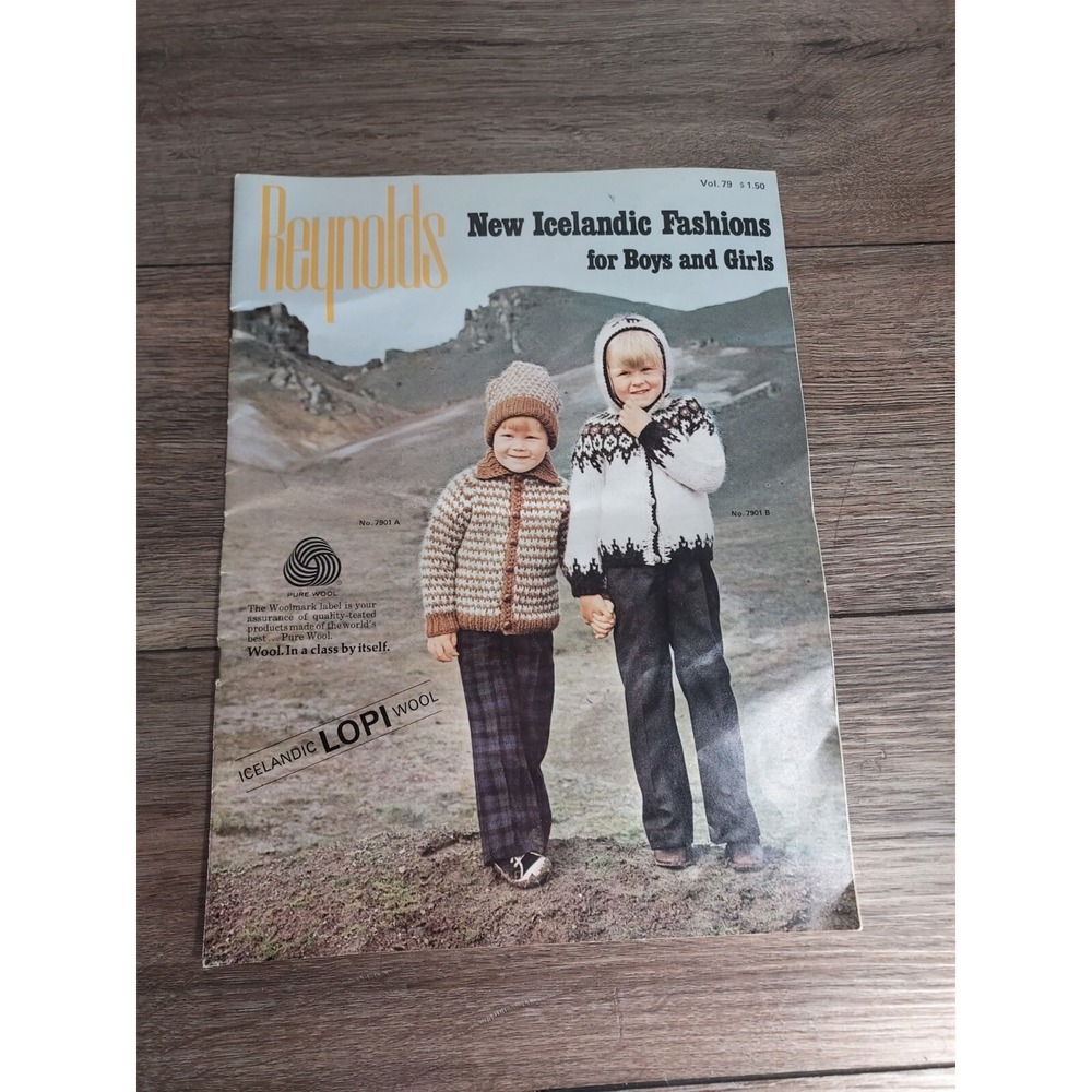 Lot Of 2 Vintage Reynolds New Icelandic Fashions Vol 79 & 72